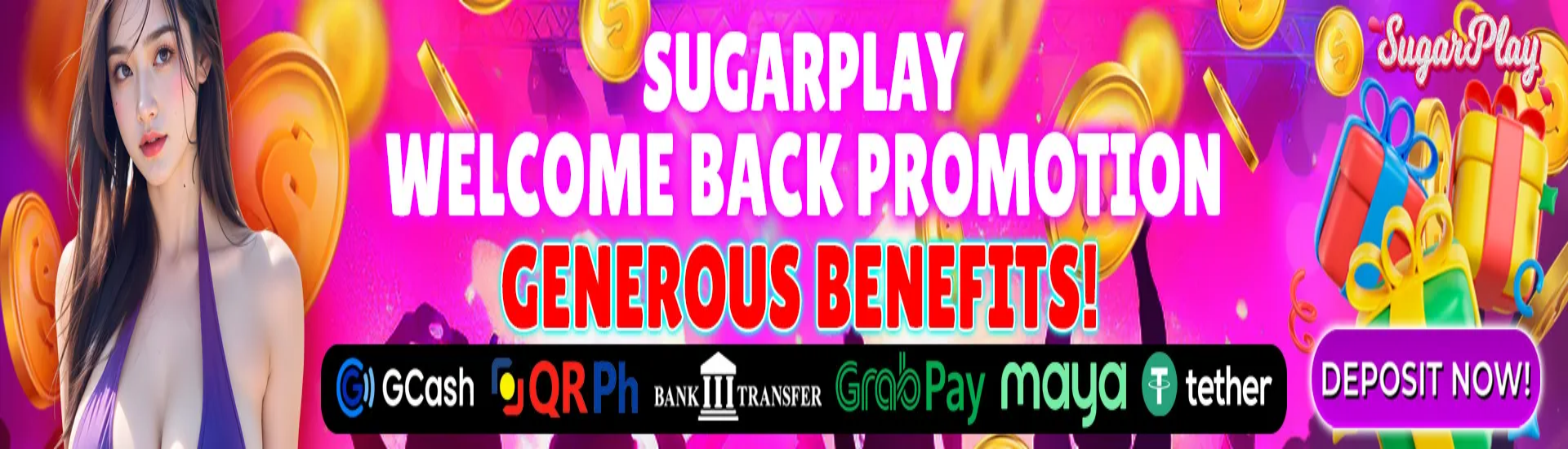 sugarplay welcome back promotion