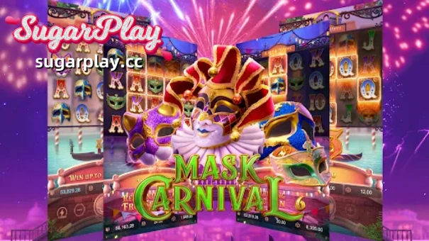 Step into a vibrant world of glitz and glamor at the PG Soft Mask Carnival slot! I