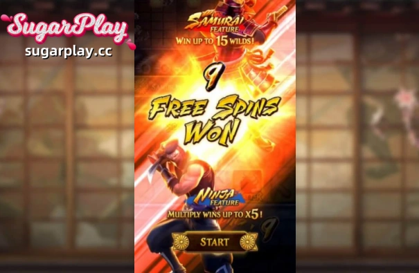 PG Soft Ninja vs Samurai slot features and bonuses