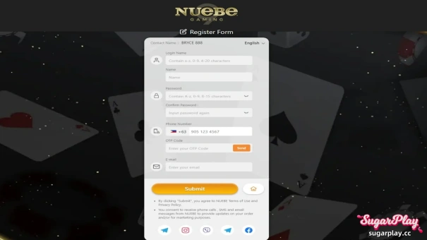 Go through the Nuebe login process